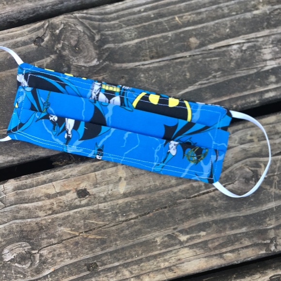 WEEKEND SALE Batman Inspired blue Adult Face Mask! - Picture 3 of 4